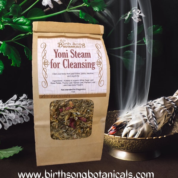 Organic Herbal Yoni Steam for Cleansing- Purify and Bless Your Body Temple With A V-Steam with White Sage