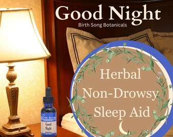 Non-Habit Forming All Natural Sleep Supplement with Valerian Root and Passion Flower- An Herbal Sleep Aid by Birth Song Botanicals