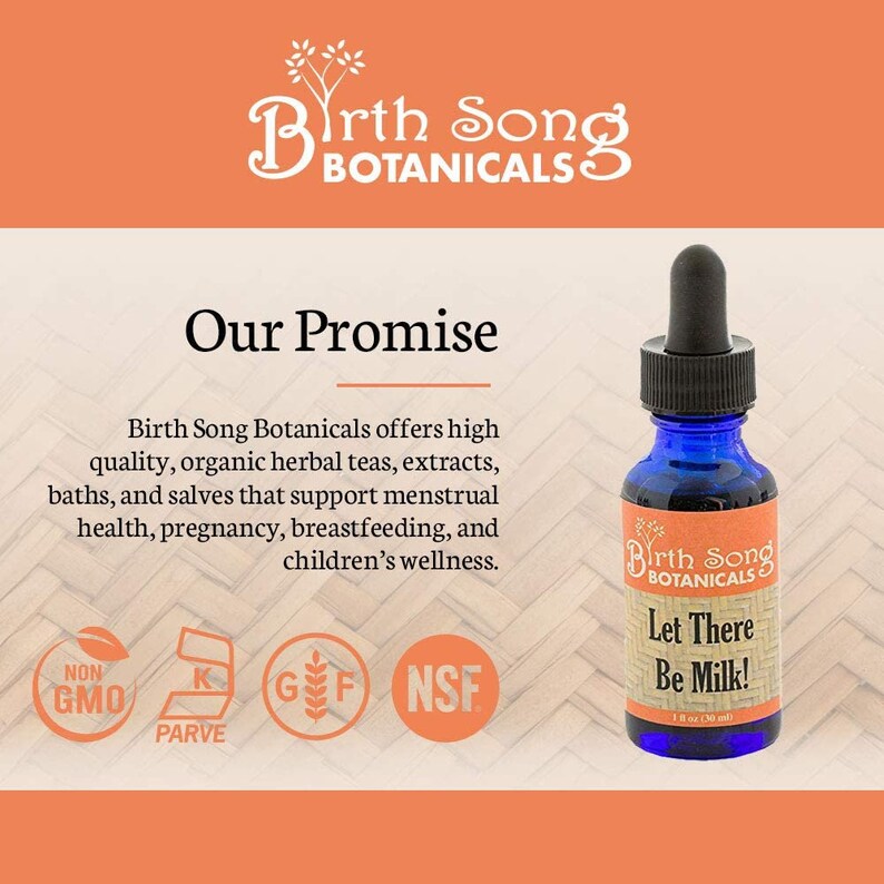 Let There Be Milk 2oz. Organic Herbal Breastfeeding | Etsy