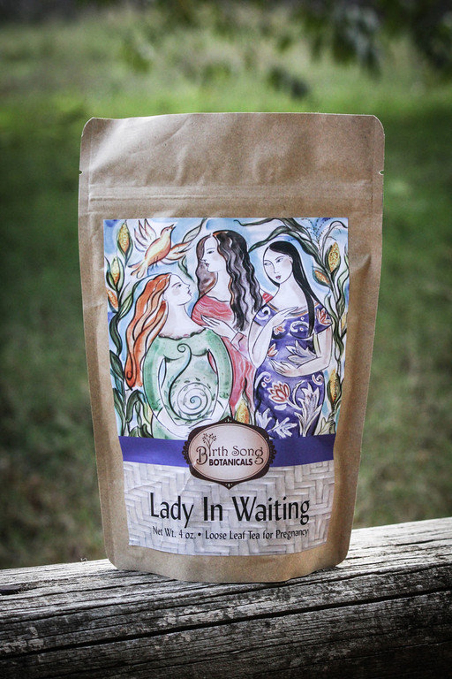 Organic Herbal Pregnancy Tea loose Leaf 4oz. With Red Etsy