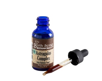 Astragalus Root Complex- Daily Immune Tonic -Huang Qi- Alcohol Free Tincture To Boost Energy and Immune Function