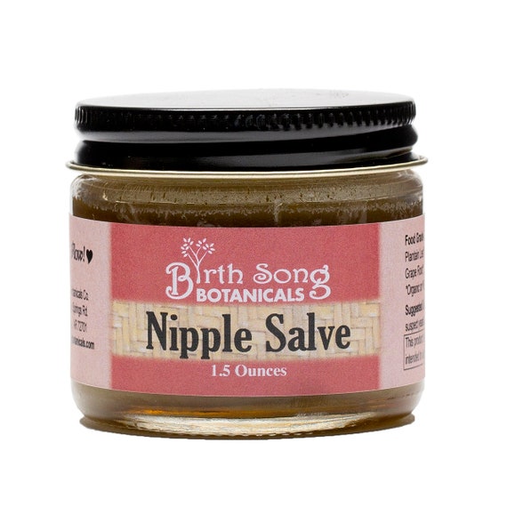 Natural Nipple Cream Made With Organic Herbs That Relieve Nipple Pain From  Breastfeeding and Thrush by Birth Song Botanicals 