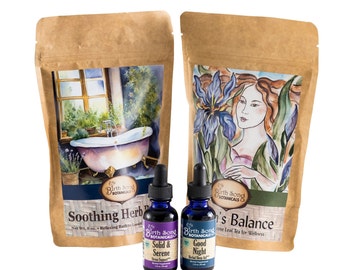 Ultimate Relaxation and Stress Relief Herbal Gift Set for Women