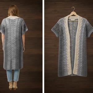 Fairy Wing Ruana Häkelanleitung, Boho Lace Cardigan, leichter Kimono (PDF-Muster)