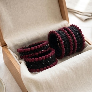 Crochet Bangles Pattern | Popcorn Stitch Jewelry, Boho Accessories (PDF Download)