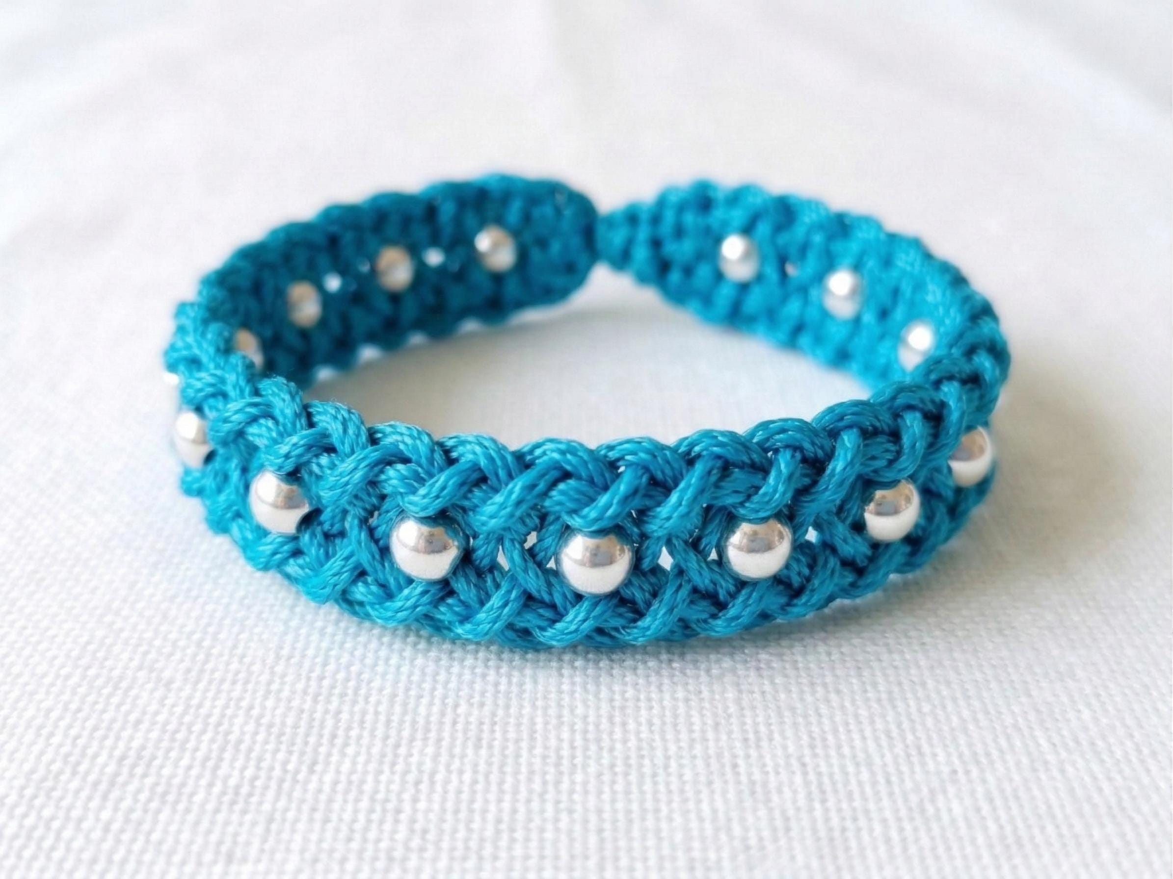 35 Beaded Crochet Patterns to Add Sparkle, Texture, and Giftable Charm 25 Beaded Crochet Bracelet