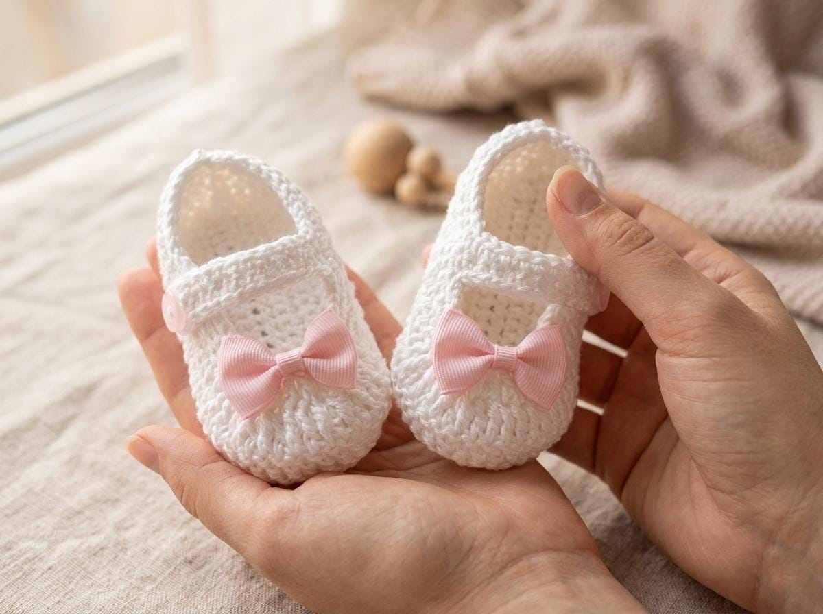 36 Crochet Baby Clothes Patterns with Bonnets, Booties, Rompers, and Dresses 31 Beginner Crochet Baby Booties