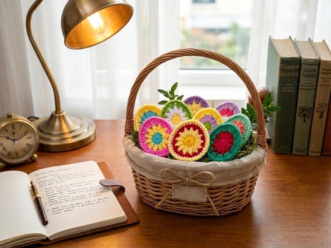 Crochet Easter Egg Applique Pattern, Beginner Friendly Motif (PDF ...