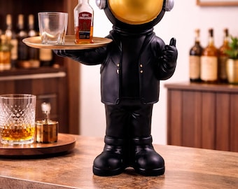 Astronaut Figurine Tray Sculpture Desk Storage Statue Room Decoration Gift |Antique Home Decor