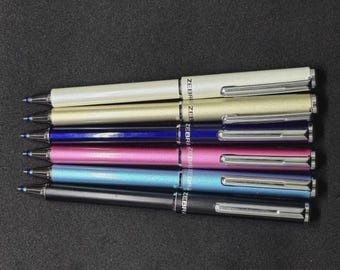 Zebra SL-F1 Mini Ballpoint Pen Set – 0.7mm, Blue Ink, Navy Body