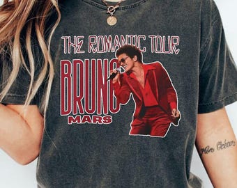 Trendy Black Bruno Mars Hoodie – Retro Music Graphic Sweatshirt