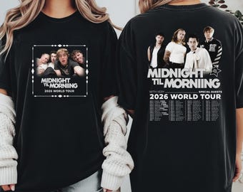 ミッドナイト・ティル・モーニング・ツアー2026 ユニセックスTシャツ