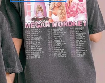 Megan Moroney Cloud 9 Tour Shirt, Pink Megan Music T-Shirt, Vintage Country Music Concert, Pink Cloud Aesthetic Western Graphic Gift Fans