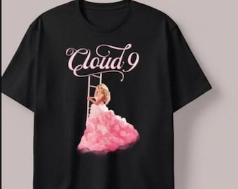 Megan Moroney The Cloud 9 Tour 2026 T shirt, Pink Music T-Shirt, Vintage Country Music Concert, Cloud Aesthetic Western Graphic Gift Fans