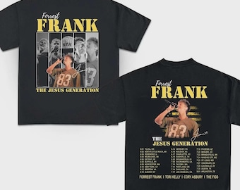 Forrest Frank Tour 2026 Tee New Trendy Graphic Custom Two Sides Unisex T-Shirt