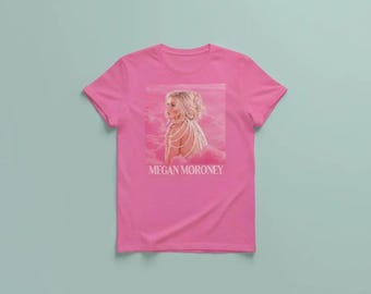 Pink Tour 2026 Megan Moroney Cloud 9 T-Shirt, Vintage Country Music Concert Shirt, Pink Cloud Aesthetic Western Graphic Tee for Fans
