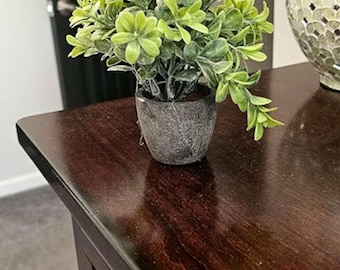 2 and 4 Pack Mini Artificial Potted Plants in Ceramic Pots – Small Fake Greenery for Home, Office, Table, Bathroom, and Farmhouse Décor.