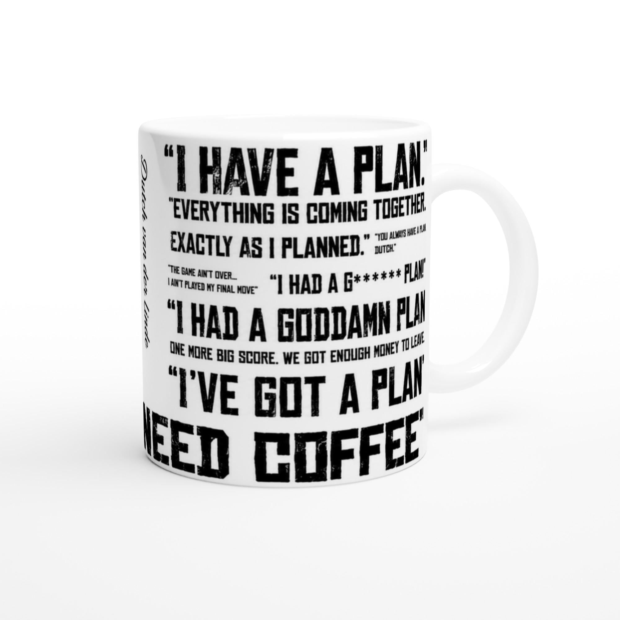 Red Dead Redemption 2 Inspired Mug, Dutch Van Der Linde Quote Coffee Cup | Etsy product mockup