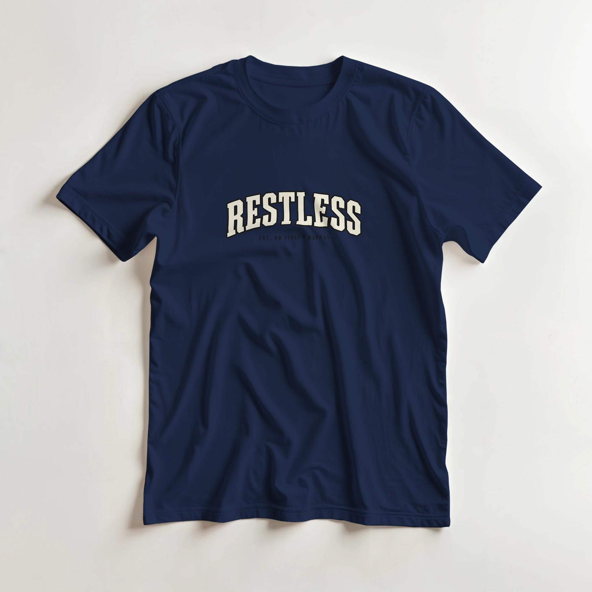 Restless Streetwear Shirt for Anyone Who Never Sits Still | Etsy product mockup