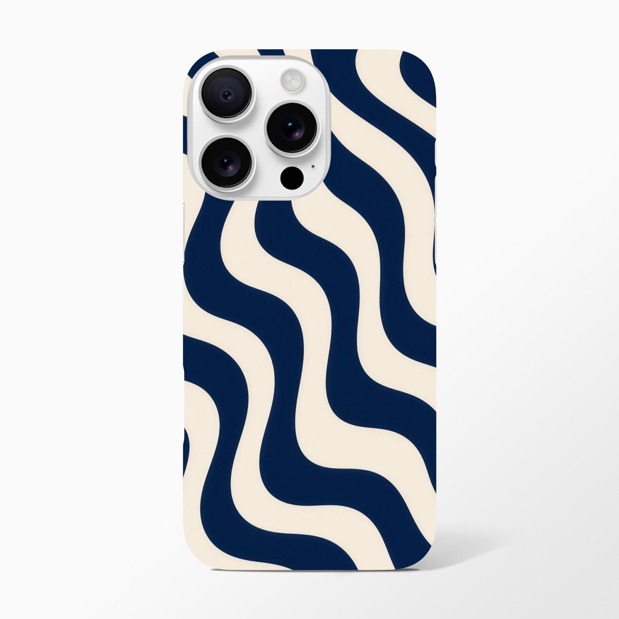 Wavy Line Phone Case, Abstract Minimalist Case, Modern Swirl Phone Case, Trendy Aesthetic Case, Bold Wave Pattern Case | Etsy product mockup