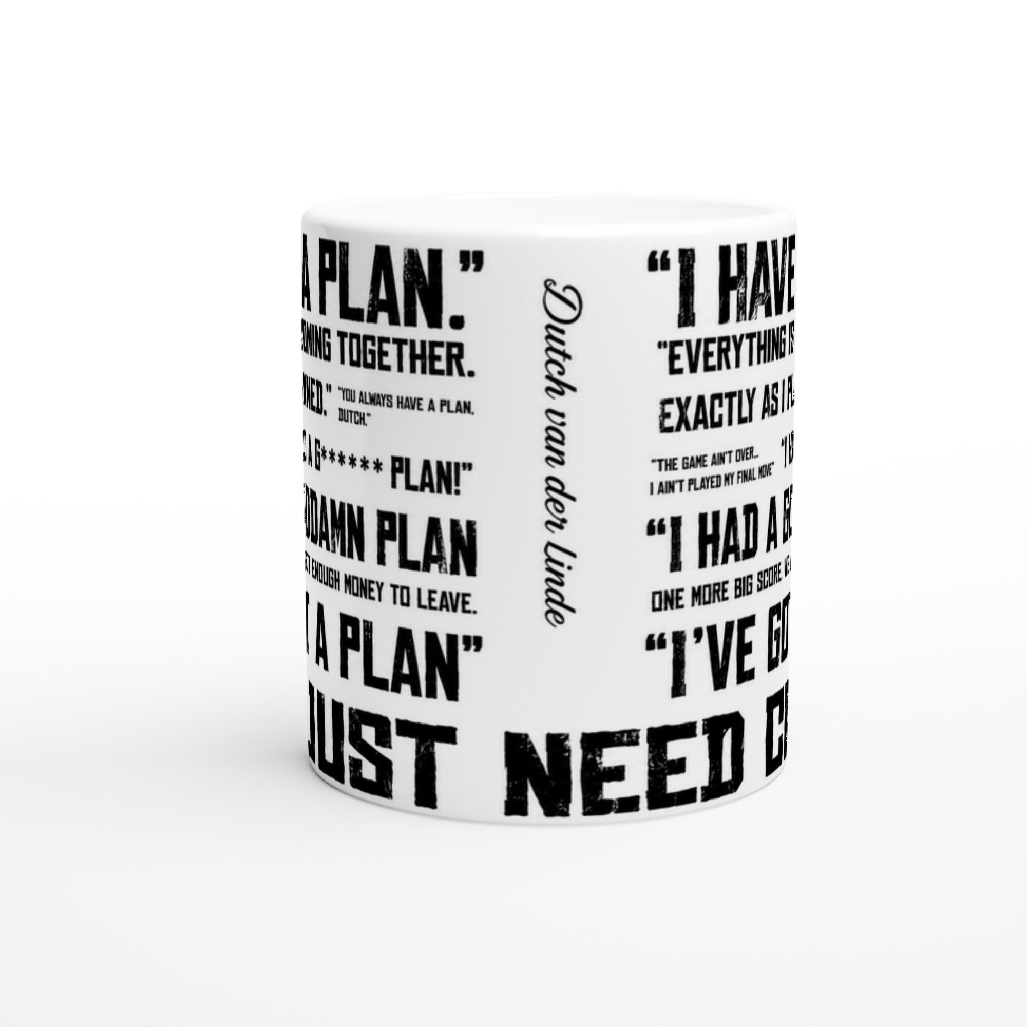 Red Dead Redemption 2 Inspired Mug, Dutch Van Der Linde Quote Coffee Cup | Etsy product mockup