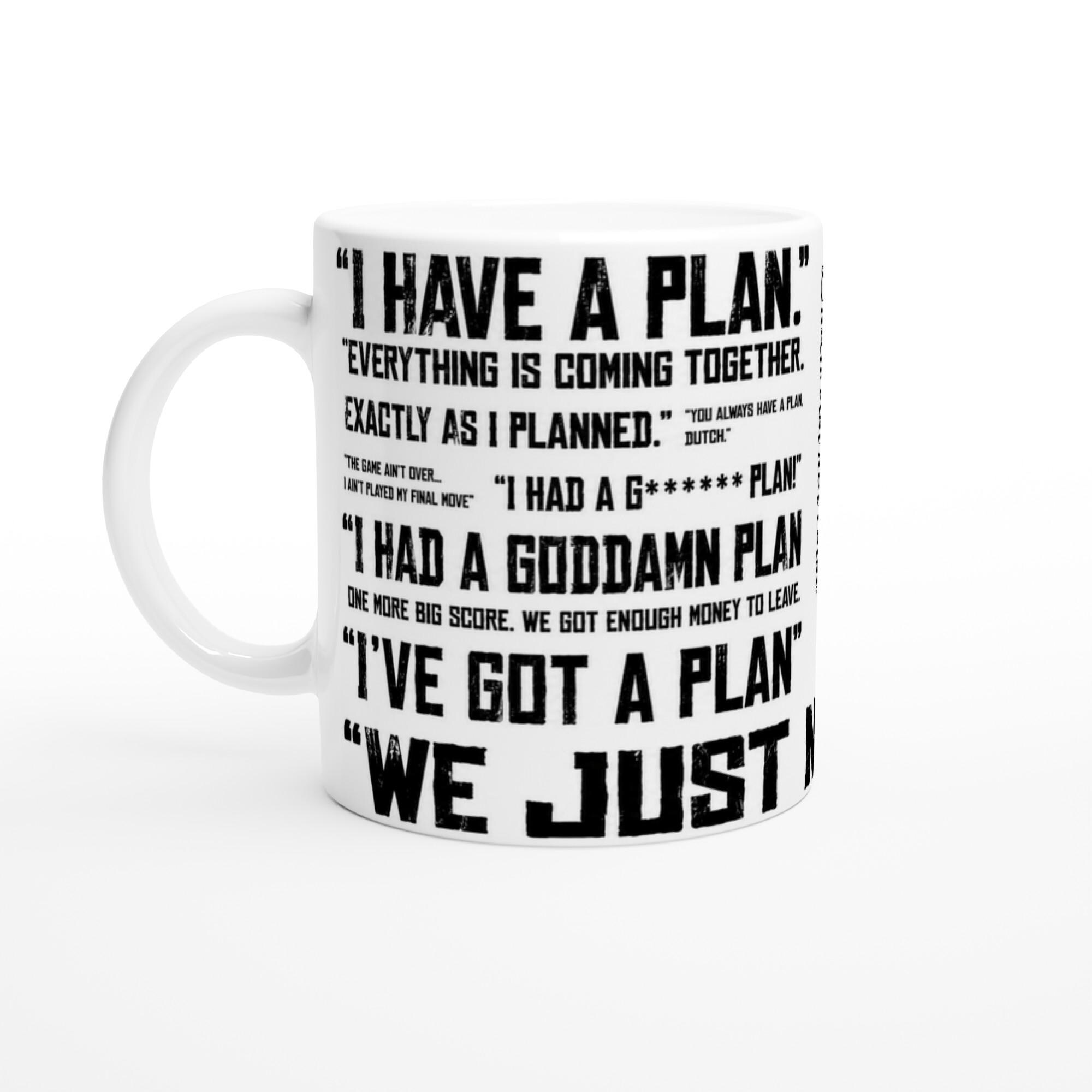 Red Dead Redemption 2 Inspired Mug, Dutch Van Der Linde Quote Coffee Cup | Etsy product mockup
