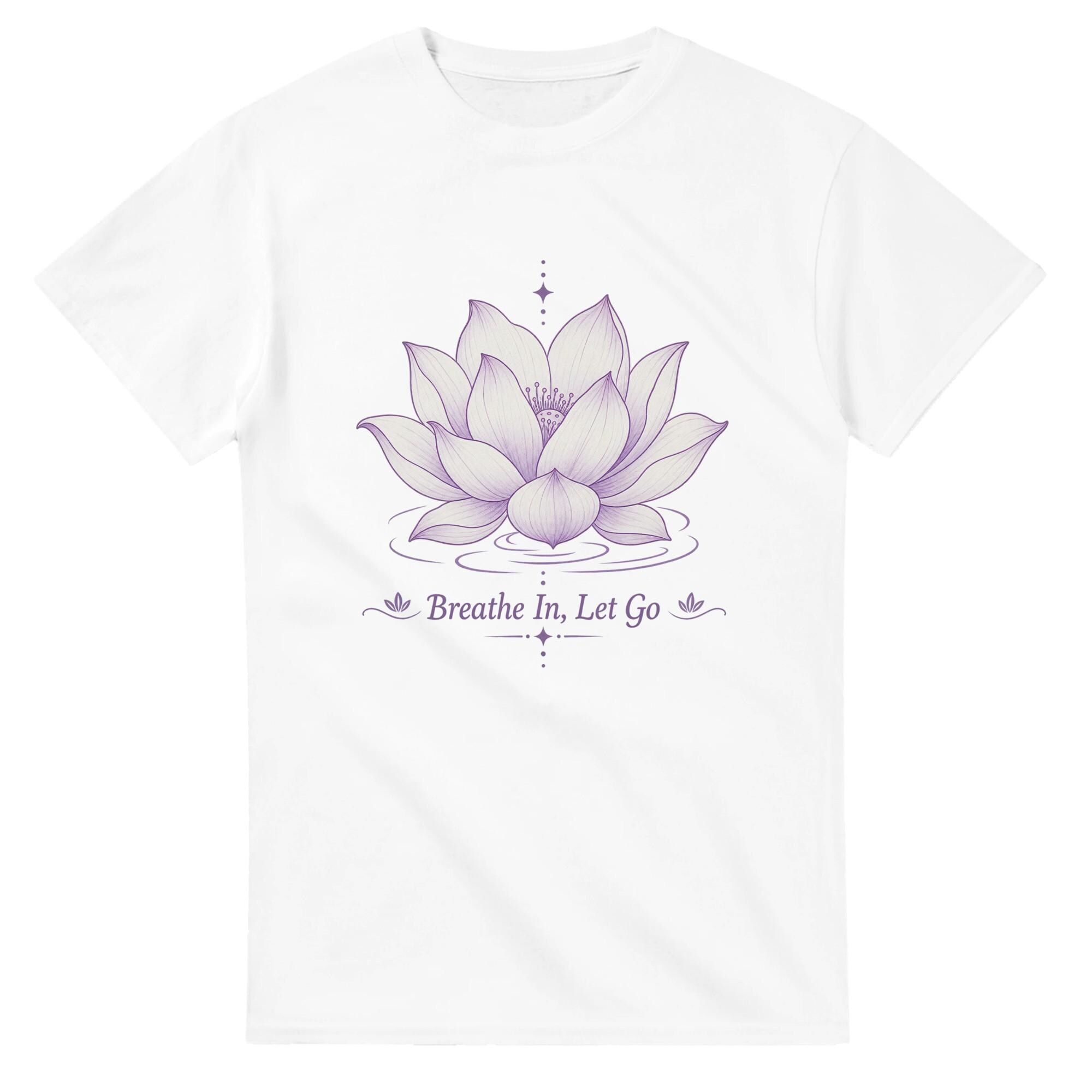 Breathe In Let Go Shirt for Yoga Lovers Seeking Calm and Balance | Etsy product mockup