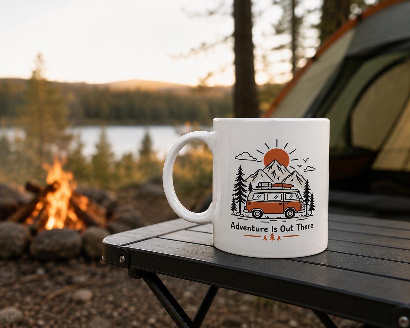 Adventure Is Out There Mug for Campers and Road Trip Coffee Lovers | Etsy product mockup