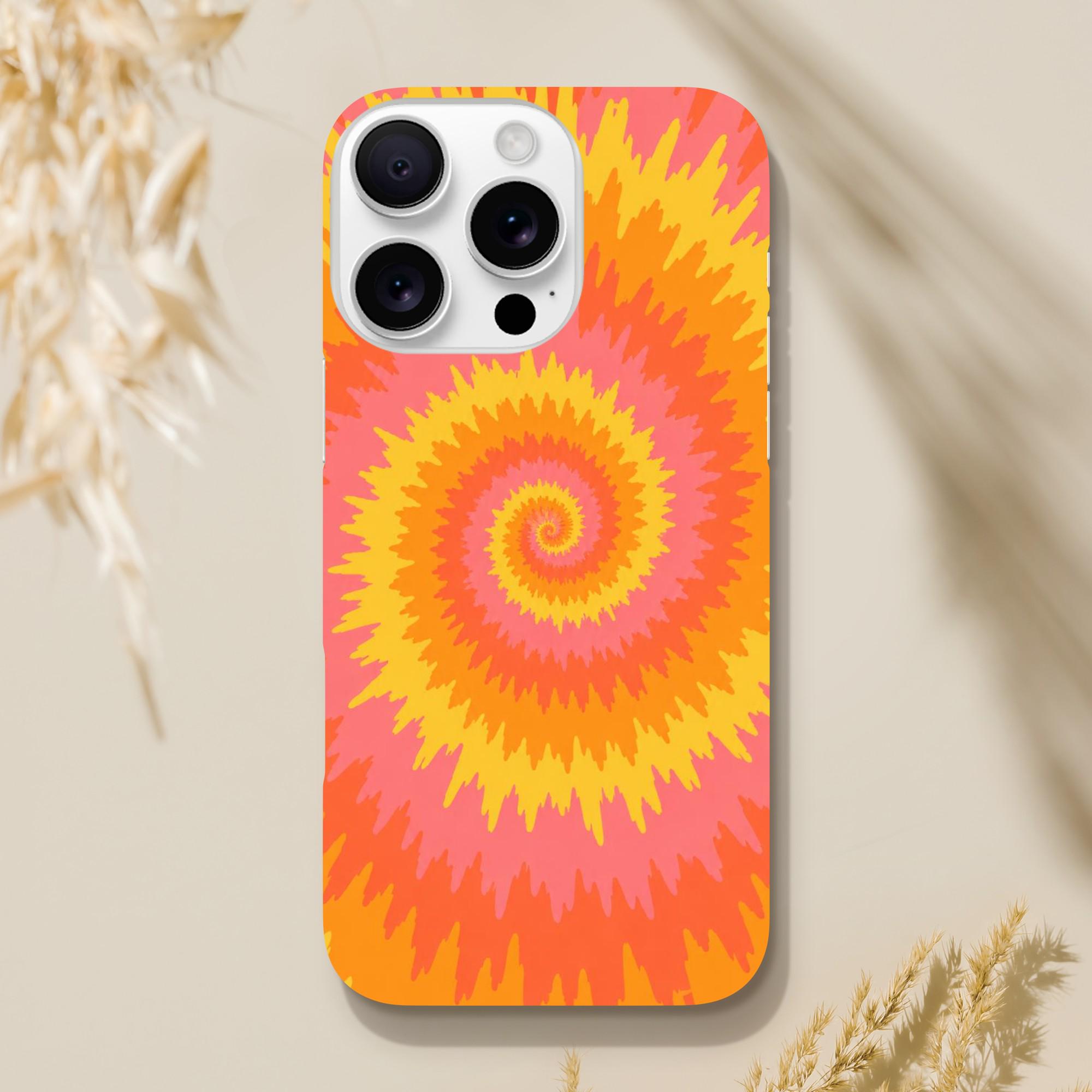 Sunset Tie Dye Phone Case for Anyone Who Loves Retro 70s Vibes | Etsy product mockup