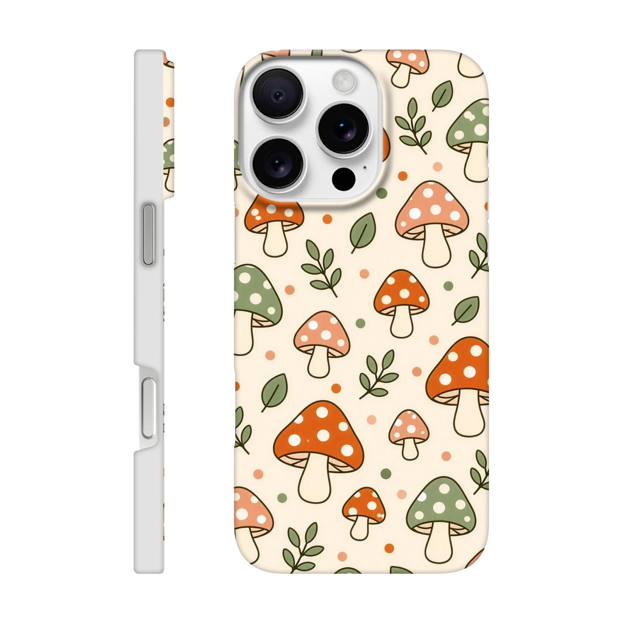 Mushroom Phone Case, Cottagecore Aesthetic Case, Cute Mushroom Pattern Case, Whimsical Nature Case, Cozy Cottagecore Phone Case | Etsy product mockup