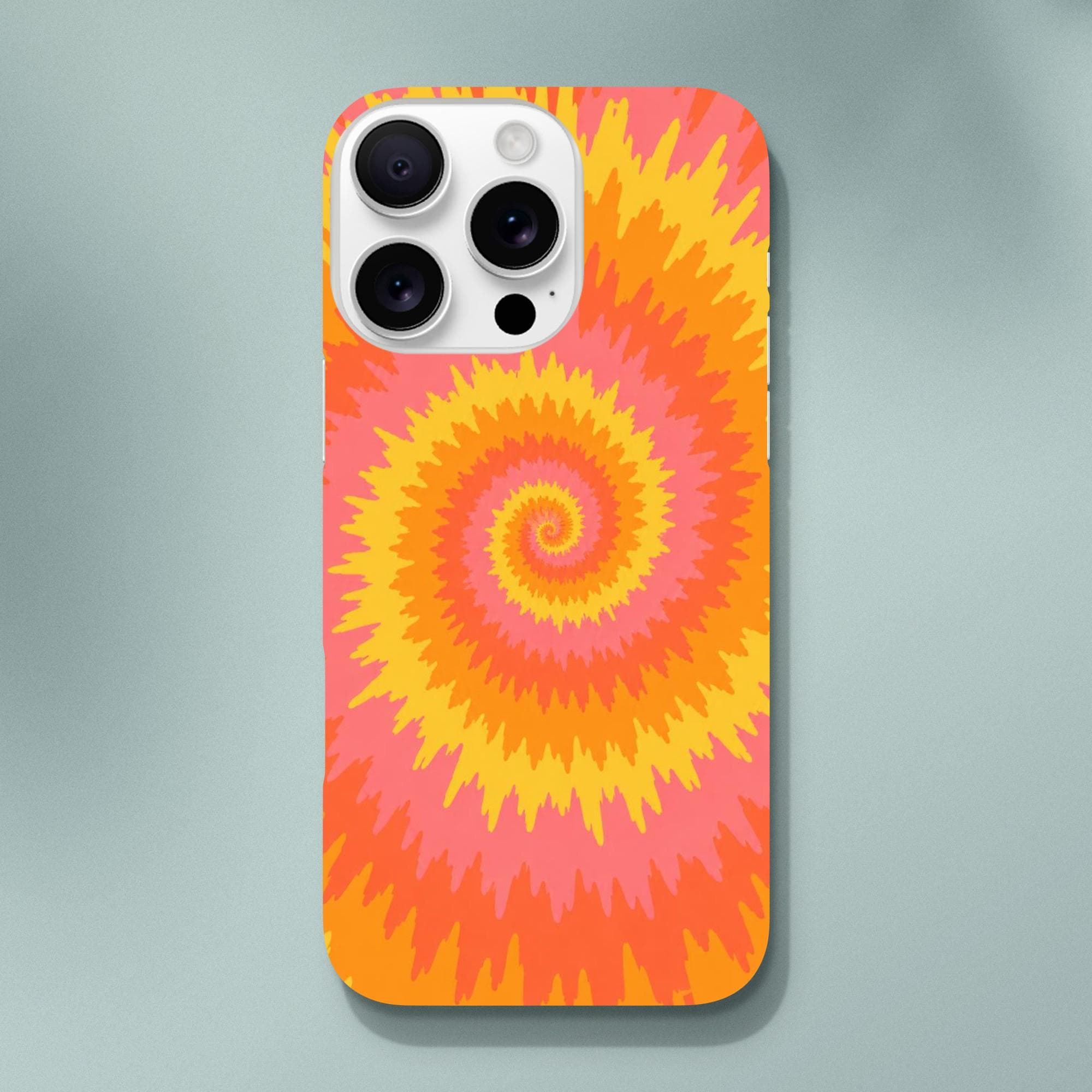 Sunset Tie Dye Phone Case for Anyone Who Loves Retro 70s Vibes | Etsy product mockup