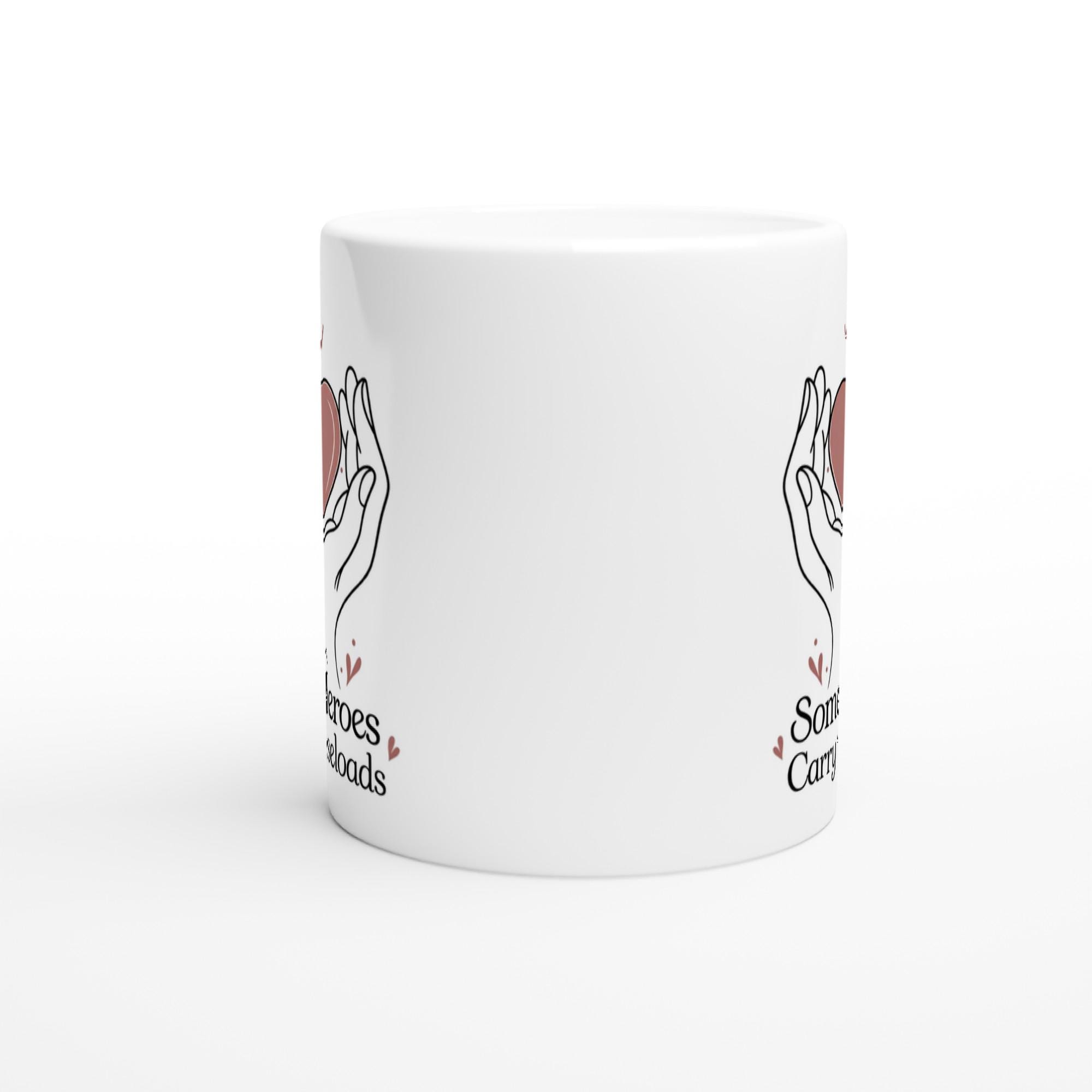 Some Heroes Carry Caseloads Mug for Social Workers Who Give Everything | Etsy product mockup