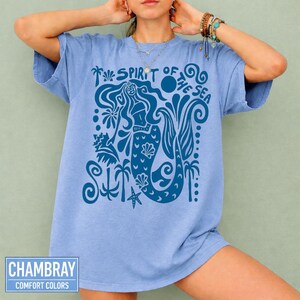 mermaid shirt vintage ocean aesthetic beach summer tee