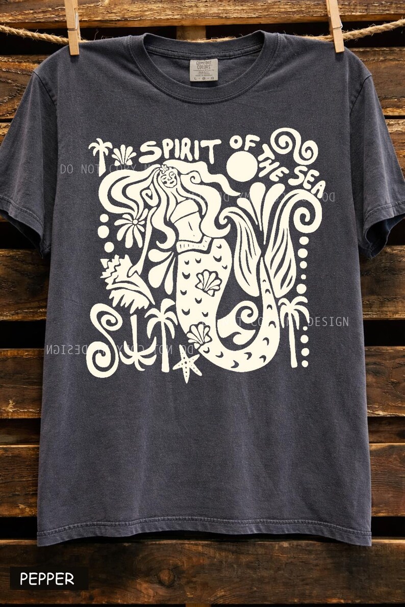 mermaid ocean lover shirt beach summer outfit aesthetic