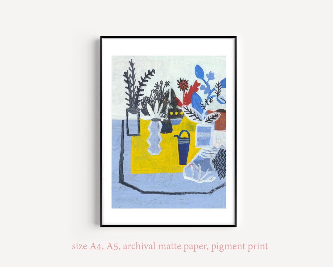 Flower, Illustration, Original Work, Art Print, A4 A5 - Etsy