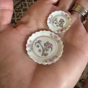 Antique miniature porcelain dollhouse fine china