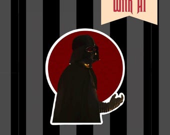 Darth Vader Vinyl Sticker, Sith Lord Art, Star Wars Fan