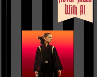 Padme Amidala Art Print, Mother of Rebellion, Natalie Portman Fanart (6x6)