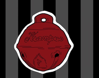 Krampus Bell Emaljnål - Tysk Folklore Julstrumpa