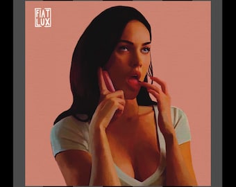 Jennifer's Body Illustration Art Print, Spooky Season Decor (4x4)
