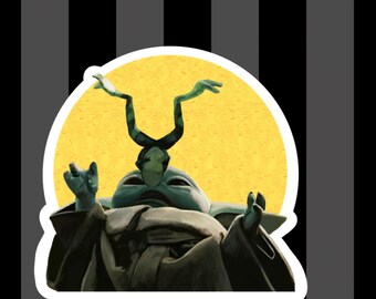 Snack Time Grogu Mandalorian Vinyl 3 Inch Sticker