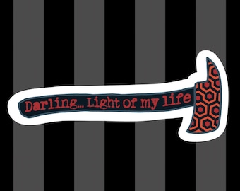 The Shining Acrylic Keychain, Jack Torrance Axe Magnet, Horror Movie Gift