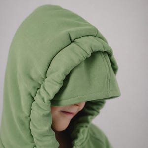 Girls Sensory Hoodie, Magnetic Zip, Autism Friendly, Adaptive Clothing, Headphone Friendly