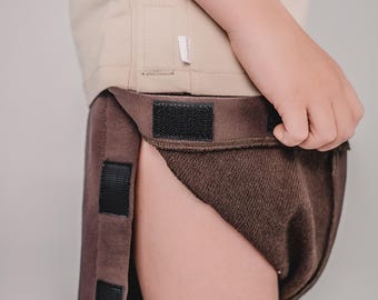 Kids Adaptive Shorts with Full Side Openings – Post Surgery Cast Friendly Recovery Clothing