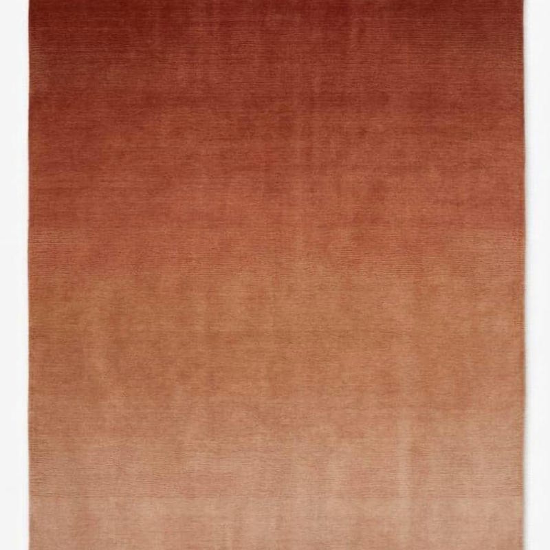 Terracotta Gradient Rug - Etsy