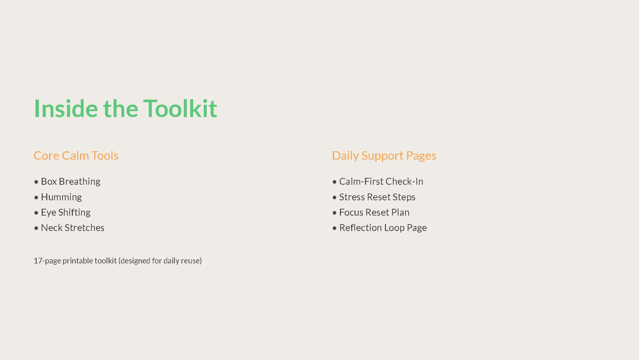 Calm First Toolkit for Teens | ADHD Emotional Regulation Workbook ...