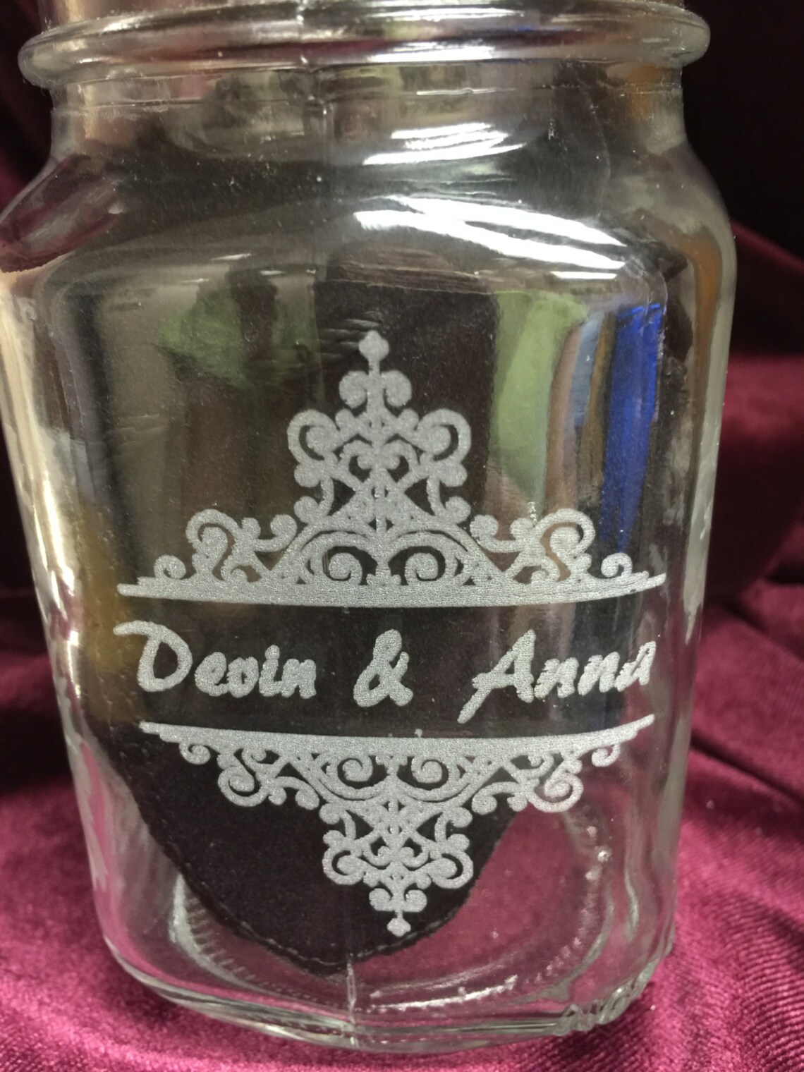 Personalized laser engraved mason jars Etsy
