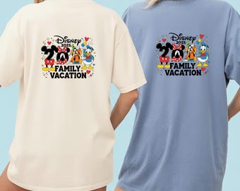 Disney 2025 Family Vacation PNG, Mickey Minnie Goofy Donald Trip Shirt Design, Magic Park Matching Family Sublimation, Digital Download