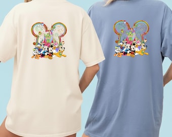 Disney Castle Family PNG, Mickey Minnie Friends Clipart, Disney Matching Family Shirts Design, Disney Vacation Back Print Sublimation