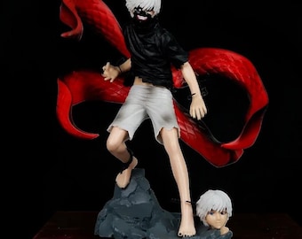 Tokyo Ghoul Figure Centipede Mask Anime Collectible Figure Face Changeable Kaneki Model Statue Gift